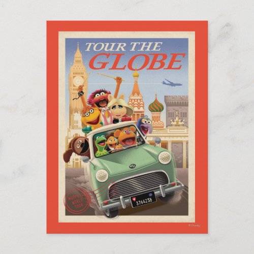 The Muppets Tour the Globe Postcard