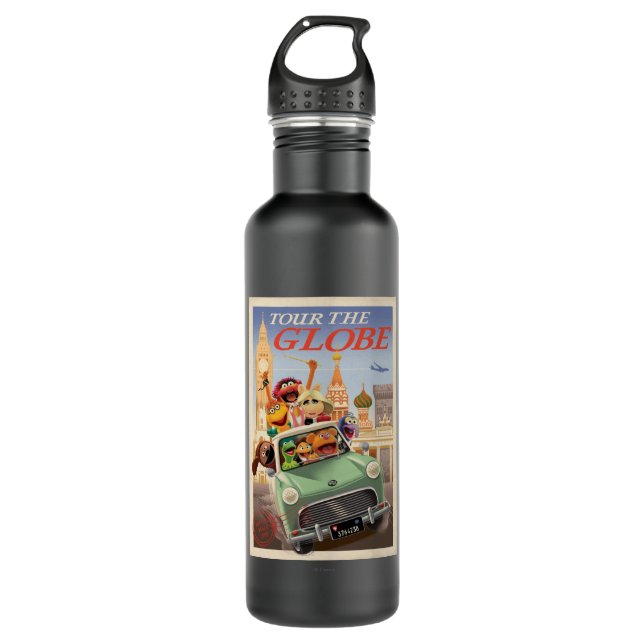 The Muppets Tour the Globe Water Bottle (Front)
