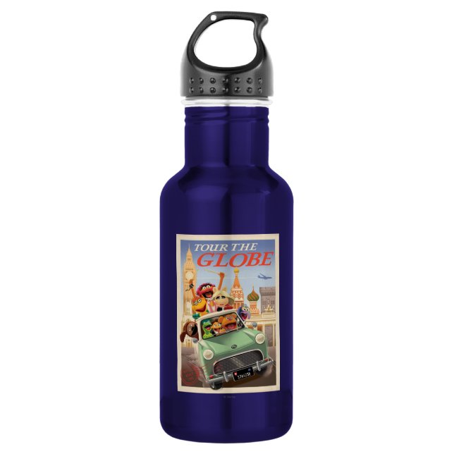 The Muppets Tour the Globe Water Bottle (Front)