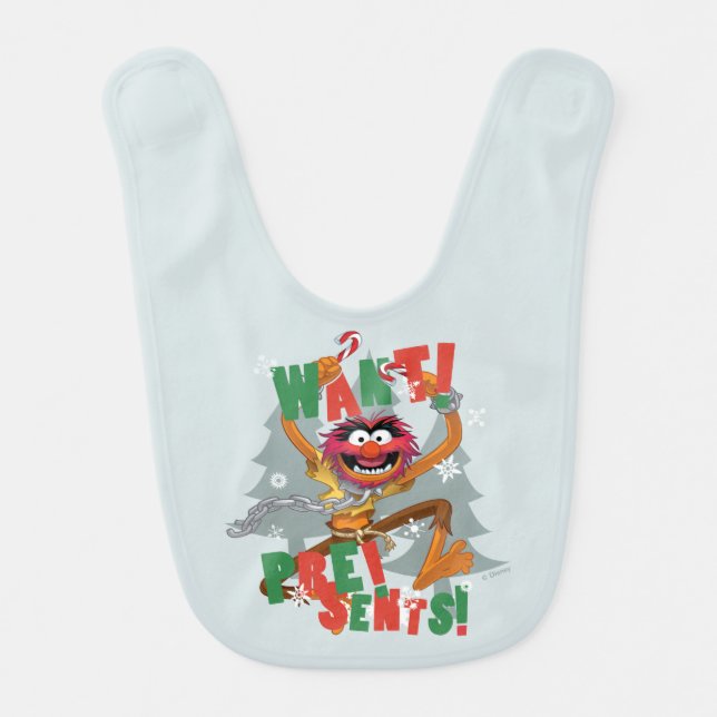 The Muppets | Want Presents Baby Bib (Front)