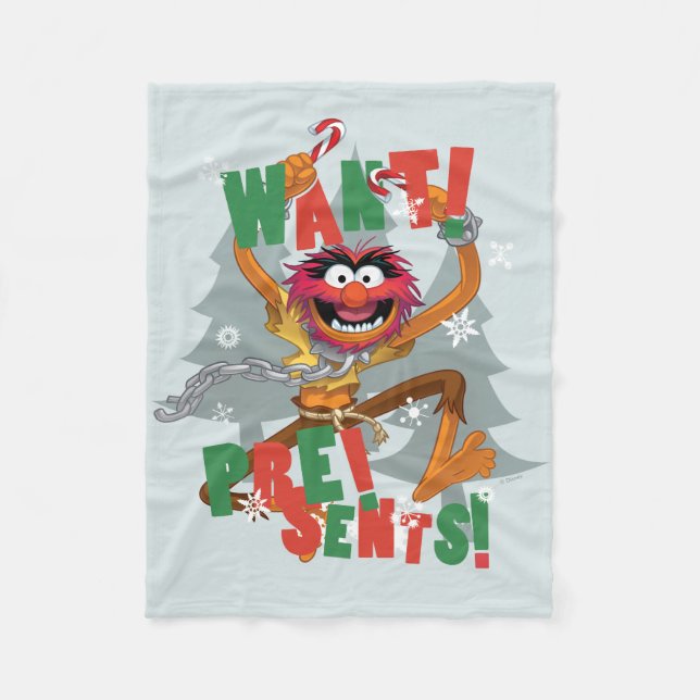 The Muppets | Want Presents Fleece Blanket (Front)