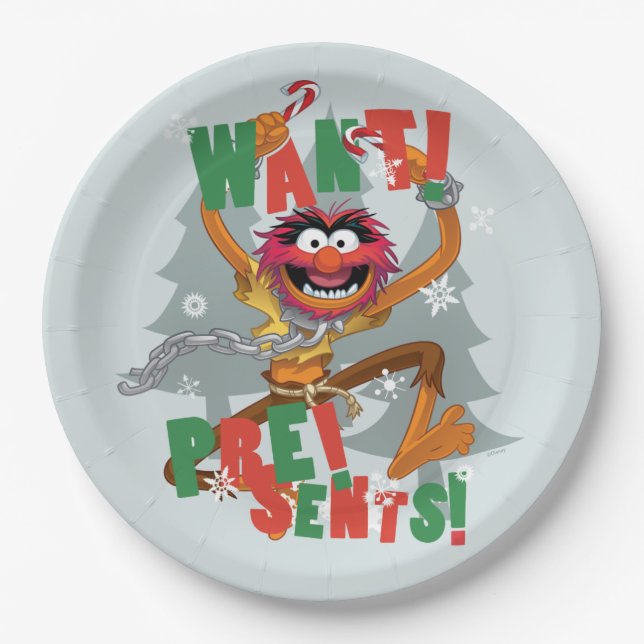 The Muppets | Want Presents Paper Plates (Front)