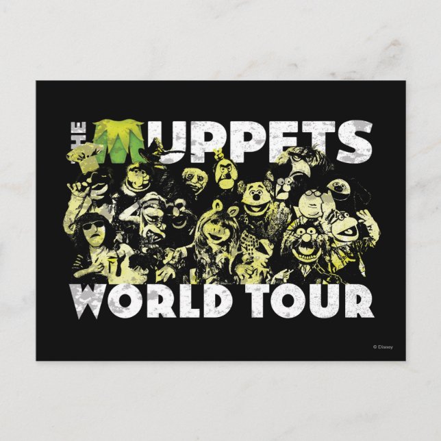 The Muppets World Tour Postcard (Front)