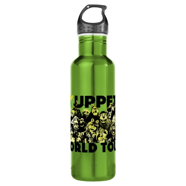 The Muppets World Tour Stainless Steel Water Bottle (Front)