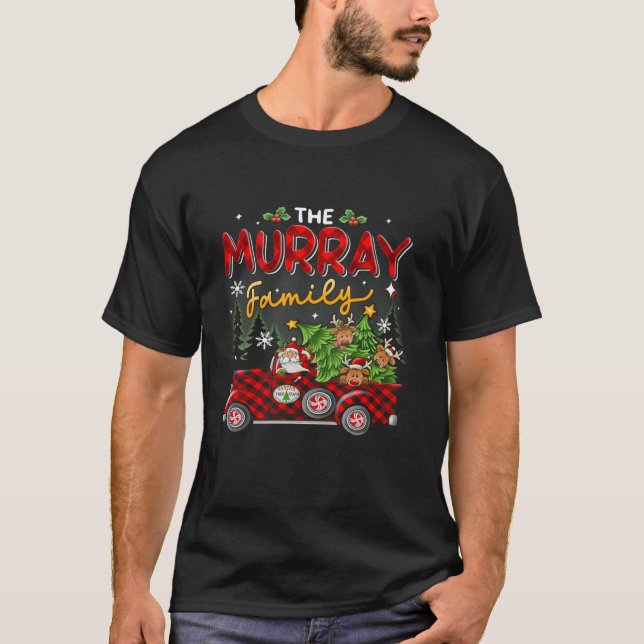 The Murray Family Christmas Matching Pajamas Group T-Shirt (Front)