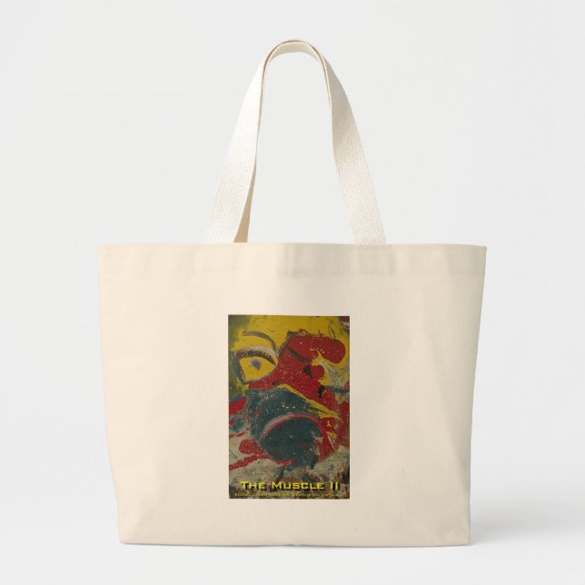 The muscle II Large Tote Bag (Front)