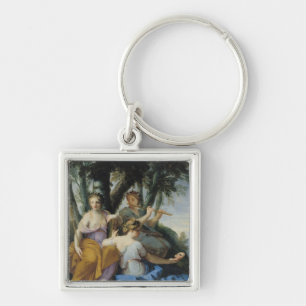 The Muses, Clio, Euterpe and Thalia, c.1652-55 Keychain