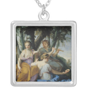 The Muses, Clio, Euterpe and Thalia, c.1652-55 Silver Plated Necklace