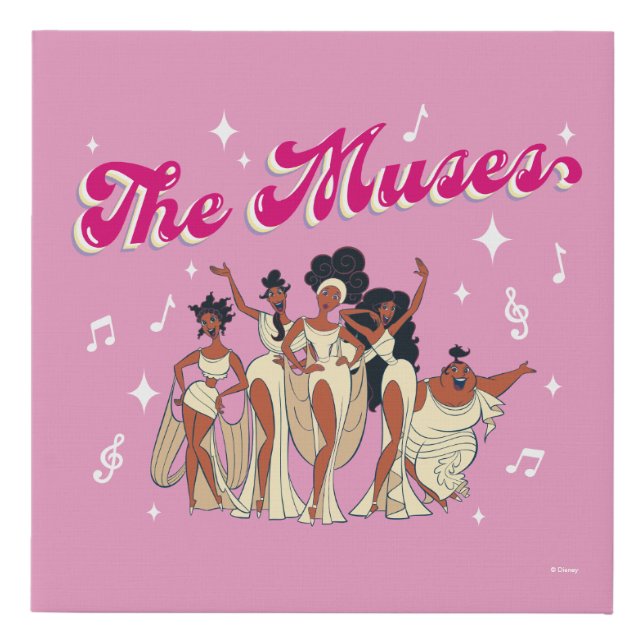The Muses Faux Canvas Print (Front)