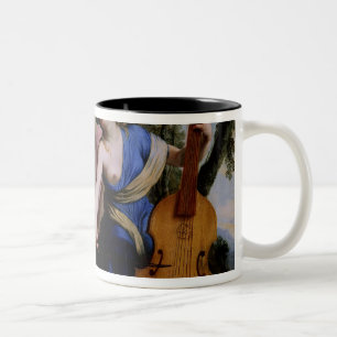 The Muses Melpomene, Erato and Polymnia, 1652-55 Two-Tone Coffee Mug