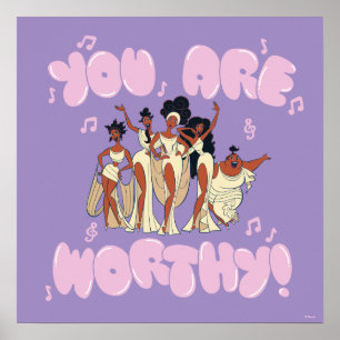 The Muses - You Are Worthy Poster
