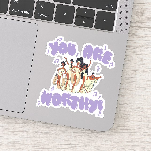 The Muses - You Are Worthy Sticker (Detail)