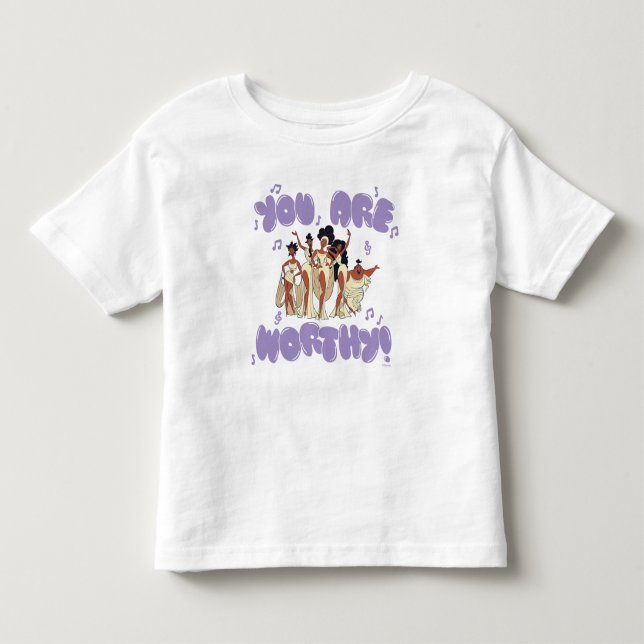 The Muses - You Are Worthy Toddler T-shirt (Front)