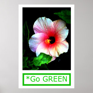 The MUSEUM Artist Series by jGibney Go Hibiscus Poster