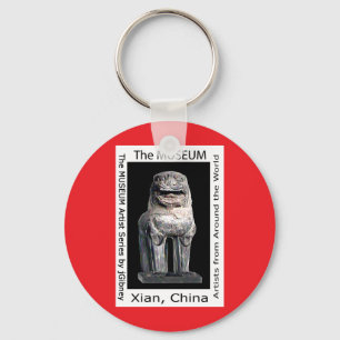 The MUSEUM Artist Series by jGibney Stone Lion Ke Keychain