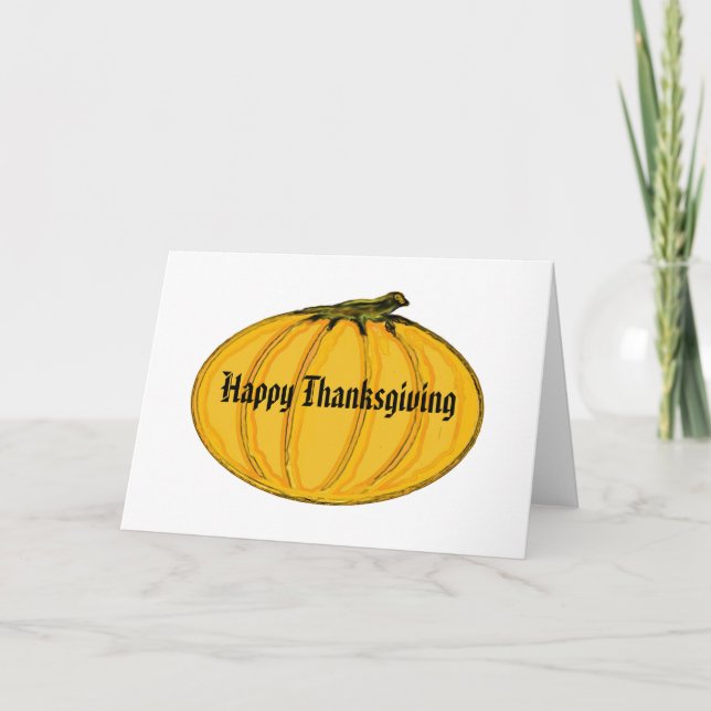 The MUSEUM Artist Series Happy Thanksgiving 1a Holiday Card (Front)