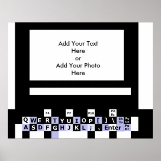 The MUSEUM Artist Series Images Computer Bkltr Poster