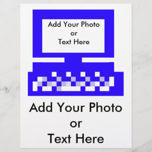 The MUSEUM Artist Series Images Computer Blue Flyer