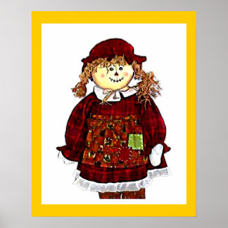 The MUSEUM Artist Series Images Computer StrawGirl Poster