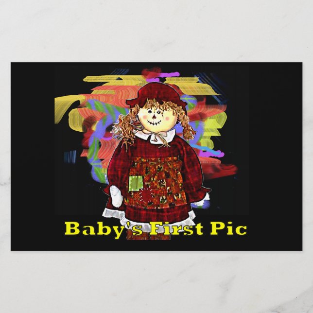 The MUSEUM Artist Series Images Computer StrawGirl Stationery (Front)