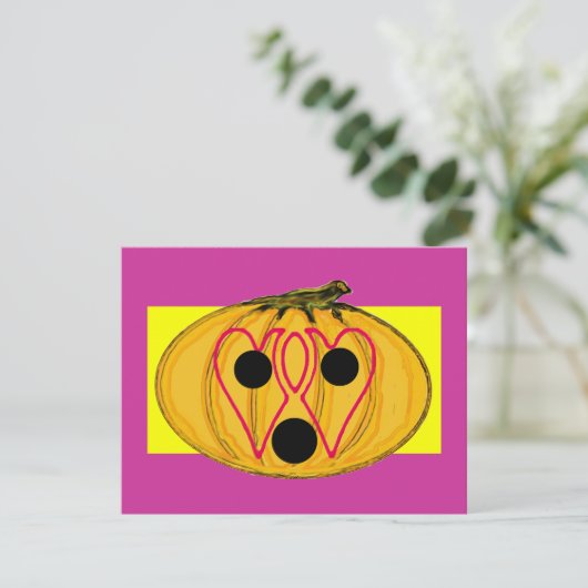 The MUSEUM Artist Series jGibney 2 Hearts Pumpkin (Standing Front)