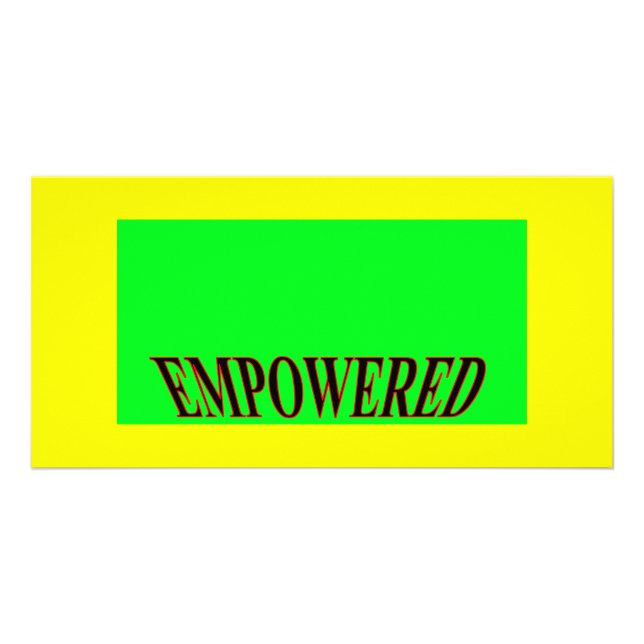 The MUSEUM Artist Series jGibney Happy Empowered Card (Front)