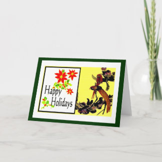 The MUSEUM Artist Series jGibney Happy Holidays Bi Holiday Card