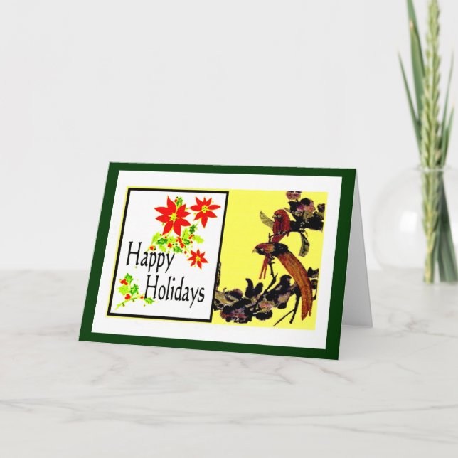 The MUSEUM Artist Series jGibney Happy Holidays Bi Holiday Card (Front)