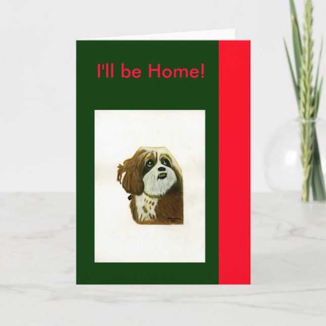 The MUSEUM Artist Series jGibney I'll be Home Holiday Card (Front)