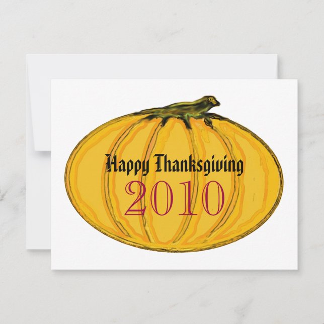The MUSEUM Artist Series jGibney Pumpkin7tc 2010 Holiday Card (Front)