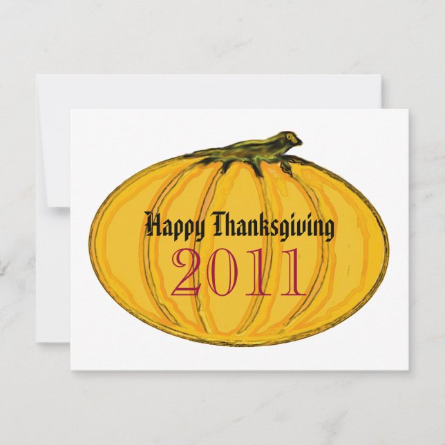 The MUSEUM Artist Series jGibney Pumpkin7tc 2011 Holiday Card (Front)