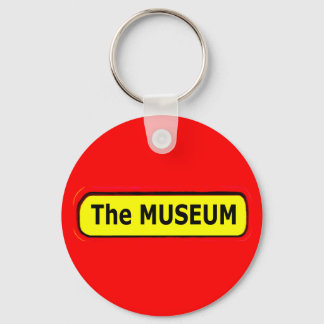 The MUSEUM Logo The MUSEUM Zazzle Keychain