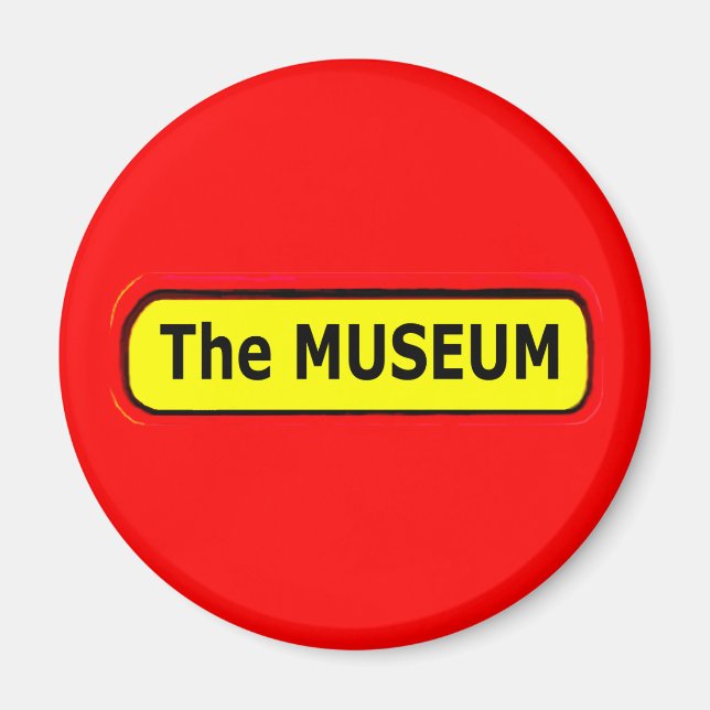 The MUSEUM Logo The MUSEUM Zazzle Magnet (Front)