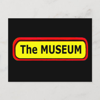 The MUSEUM Logo The MUSEUM Zazzle Postcard