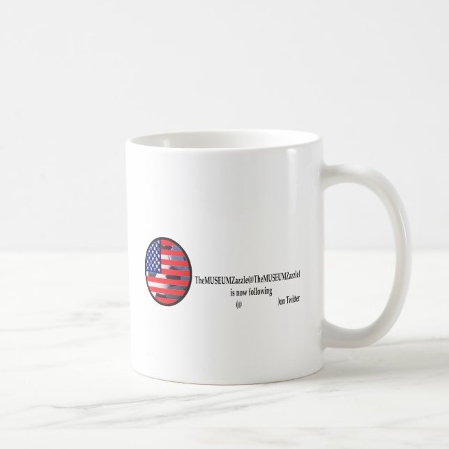 The MUSEUM Zazzle 2 on Tweeter The MUSEUM Zazzle G Coffee Mug (Right)