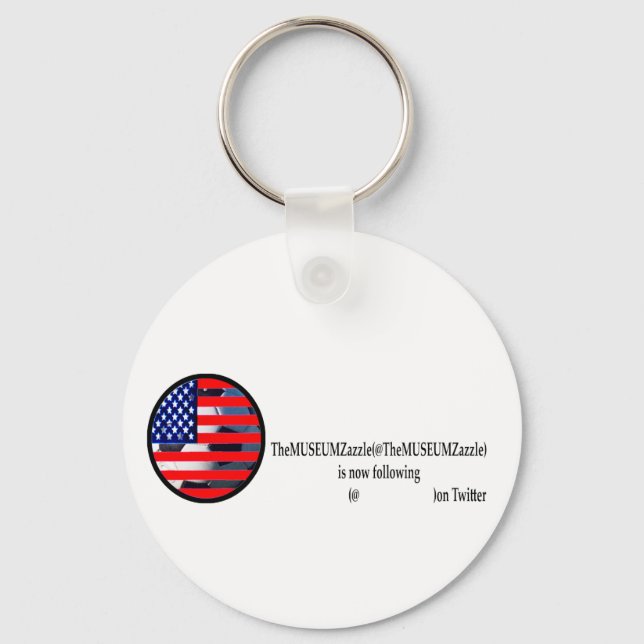 The MUSEUM Zazzle 2 on Tweeter The MUSEUM Zazzle G Keychain (Front)