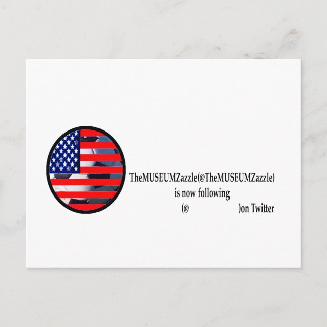 The MUSEUM Zazzle 2 on Tweeter The MUSEUM Zazzle G Postcard (Front)