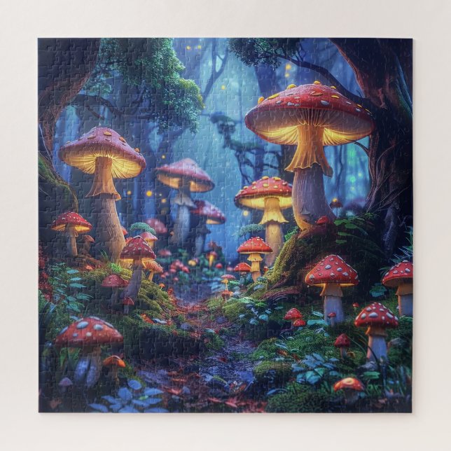 The mushroom forest jigsaw puzzle (Vertical)