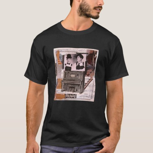 The Music Box Laurel and Hardy Classic T_Shirt