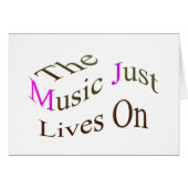 The Music Just Lives On (Front Horizontal)