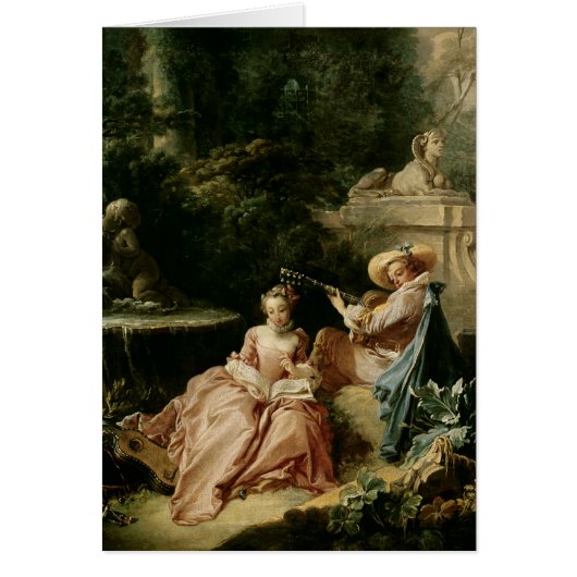 The Music Lesson, 1749 Cards (Front)