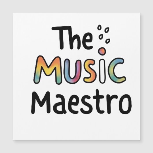 The Music Maestro  (Front)