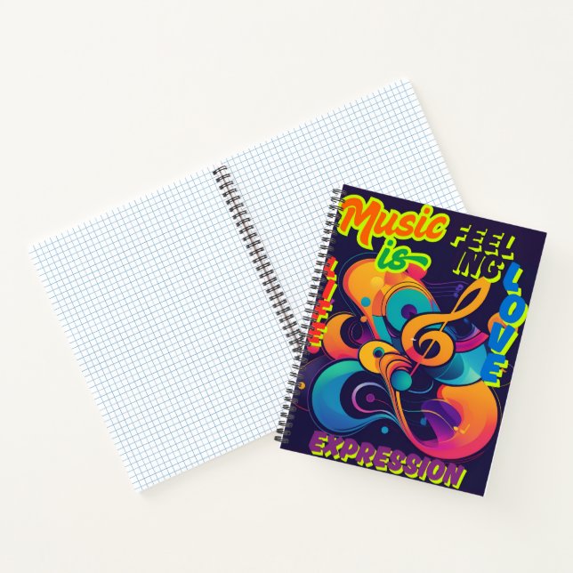 The music notebook (Inside)