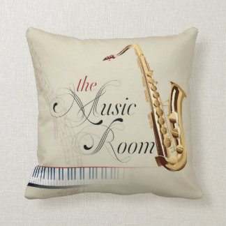 The Music Room 2 Throw Pillow
