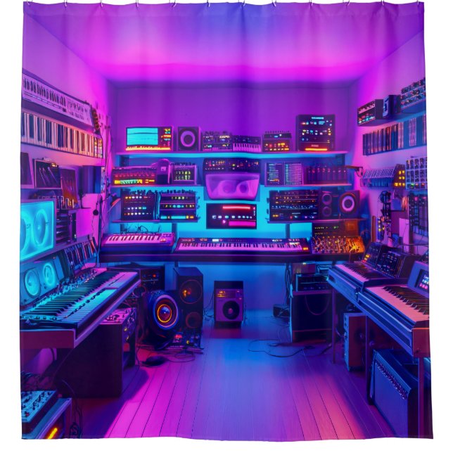 The Music Room Shower Curtain (Front)