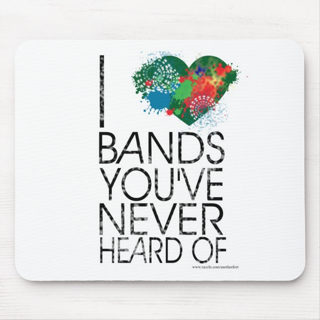 The Music Snob Mouse Pad (Front)