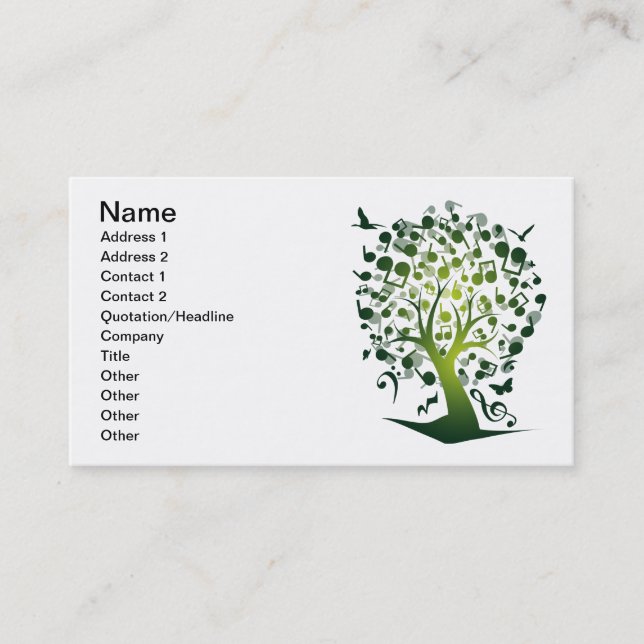 The_Music_Tree Business Card (Front)