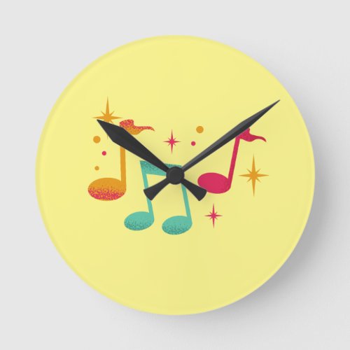 The Music wall design01 Round Clock