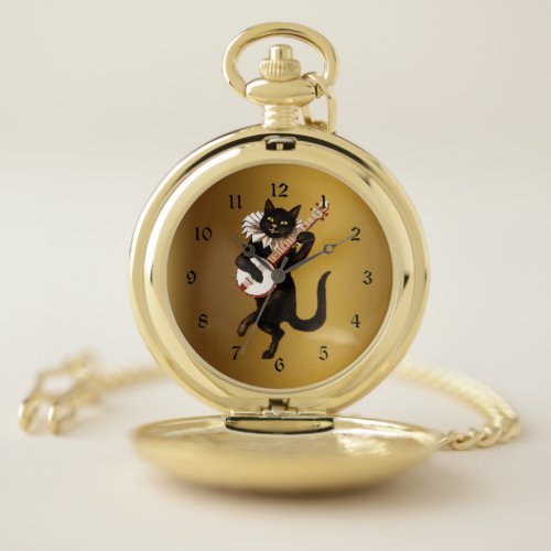 The Musical Cat Pocket Watch