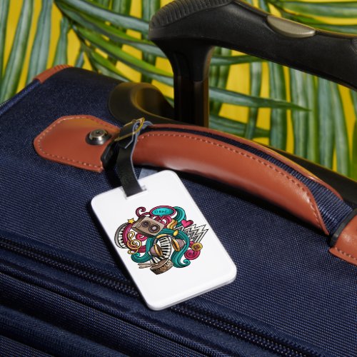 The Musical Designed Luggage Tag